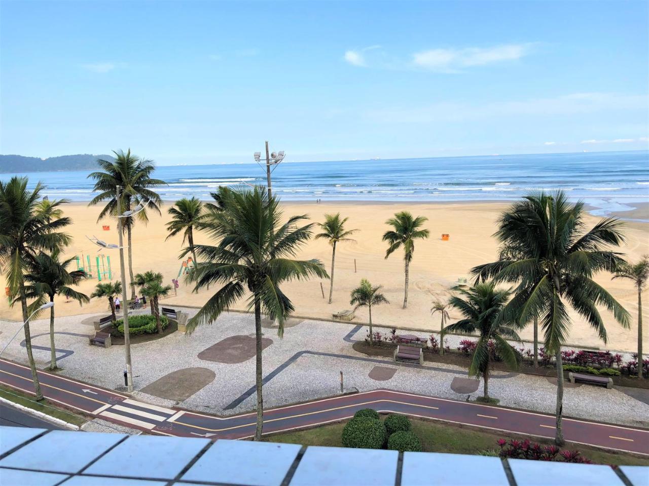 Apto Frente Ao Mar Com Vista Maravilhosa Apartment Praia Grande  Exterior photo
